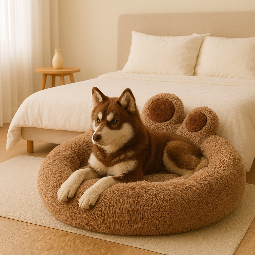 Fluffy Calming Pet Bed